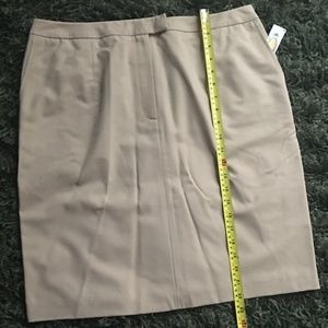 Talbots Khaki Skirt 16P